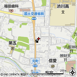 群馬県渋川市渋川元町522周辺の地図