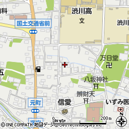 群馬県渋川市渋川元町612周辺の地図