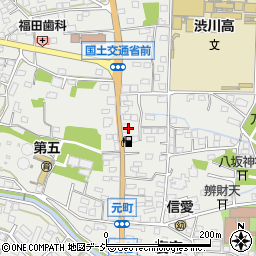 群馬県渋川市渋川元町523周辺の地図