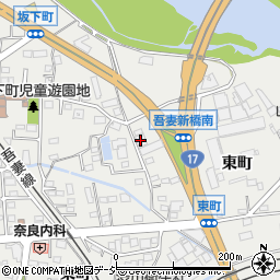 中沢商店周辺の地図