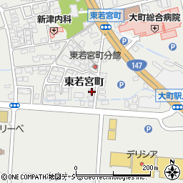 長野県大町市大町東若宮町3416周辺の地図