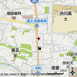 群馬県渋川市渋川元町530周辺の地図