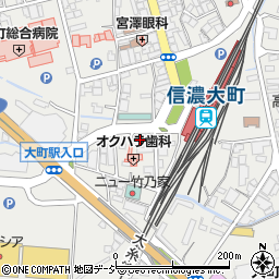 長野県労働金庫大町支店周辺の地図
