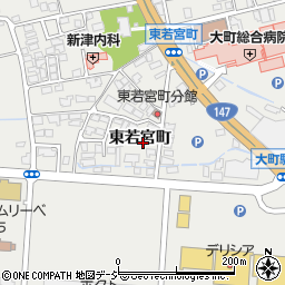 長野県大町市大町東若宮町3416-11周辺の地図