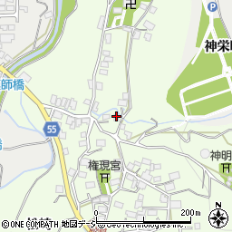 長野県大町市社松崎6236周辺の地図