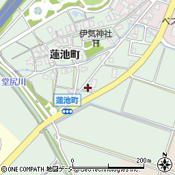 石川県白山市蓮池町エ21周辺の地図