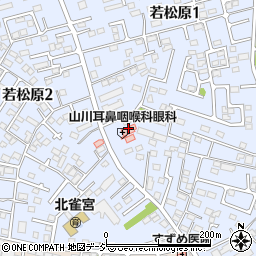 秀和会山川耳鼻咽喉科医院周辺の地図