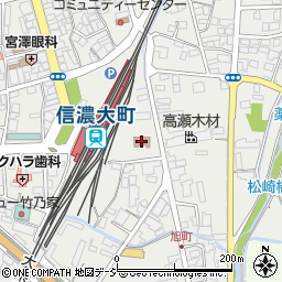 大町税務署周辺の地図