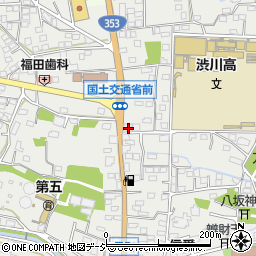 群馬県渋川市渋川元町538-1周辺の地図
