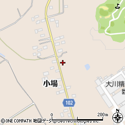 茨城県常陸大宮市小場707周辺の地図
