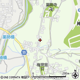 長野県大町市社松崎6405周辺の地図
