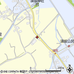 千曲市消防団第九分団須坂班器具置場周辺の地図