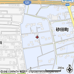 栃木県宇都宮市砂田町193周辺の地図