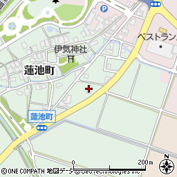 美川刺しゅうの里周辺の地図