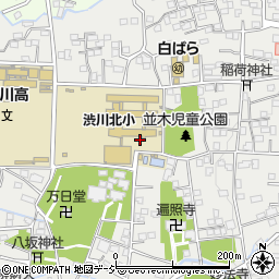群馬県渋川市渋川並木町周辺の地図