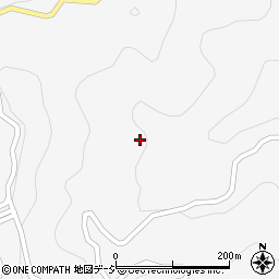 長野県大町市八坂大洞周辺の地図