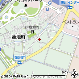 石川県白山市蓮池町エ4周辺の地図
