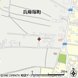 栃木県宇都宮市兵庫塚町周辺の地図
