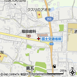 群馬県渋川市渋川121周辺の地図