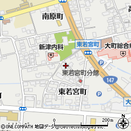 長野県大町市大町東若宮町3400周辺の地図