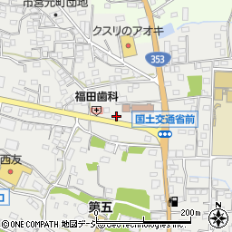 群馬県渋川市渋川元町周辺の地図