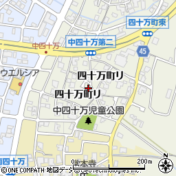 石川県金沢市四十万町リ40周辺の地図