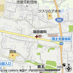 群馬県渋川市渋川元町129周辺の地図