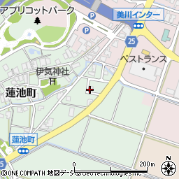 石川県白山市蓮池町（ア）周辺の地図