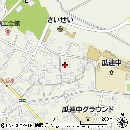 茨城県那珂市瓜連1056周辺の地図