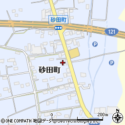 栃木県宇都宮市砂田町457周辺の地図