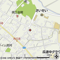 茨城県那珂市瓜連1095周辺の地図