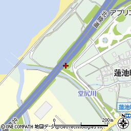 石川県白山市蓮池町キ周辺の地図