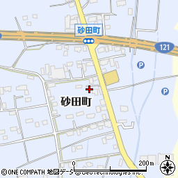 栃木県宇都宮市砂田町456周辺の地図