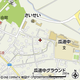 茨城県那珂市瓜連1053周辺の地図