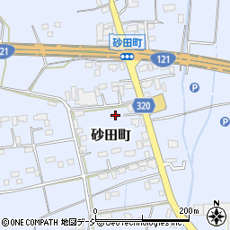 栃木県宇都宮市砂田町454周辺の地図