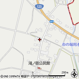 栃木県芳賀郡市貝町赤羽1875周辺の地図