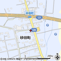 栃木県宇都宮市砂田町455-1周辺の地図