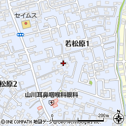 栃木県宇都宮市若松原1丁目16周辺の地図