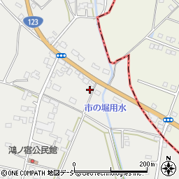 栃木県芳賀郡市貝町赤羽1967周辺の地図