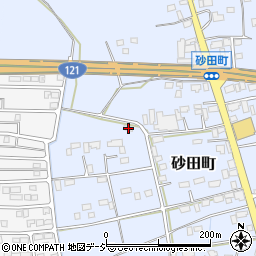 栃木県宇都宮市砂田町196周辺の地図