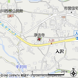 浄法寺周辺の地図