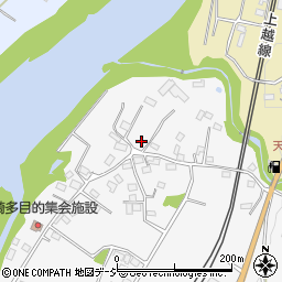 群馬県渋川市北橘町八崎71周辺の地図