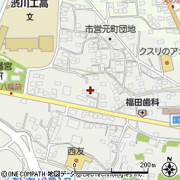 群馬県渋川市渋川元町85-1周辺の地図