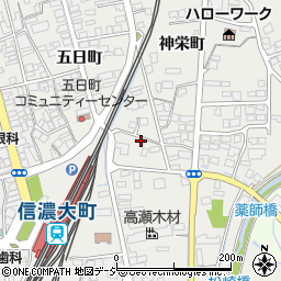 長野県大町市大町2820-3周辺の地図