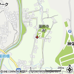 長野県大町市社松崎6363周辺の地図