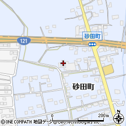 栃木県宇都宮市砂田町449周辺の地図