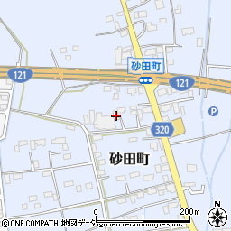 栃木県宇都宮市砂田町448-1周辺の地図