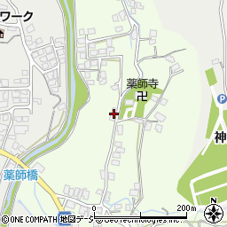 長野県大町市社松崎6370周辺の地図