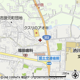 渋川市消防団第３分団周辺の地図