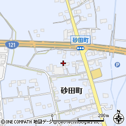 栃木県宇都宮市砂田町448周辺の地図